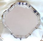 Silver plated Salver