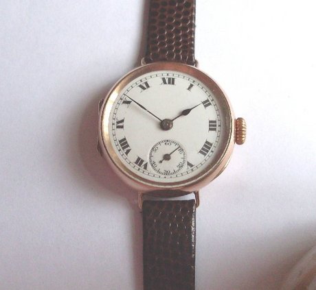 Early gold Rolex wristwatch