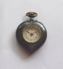 Victorian heart shaped watch