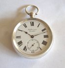 J W Benson London silver pocket watch