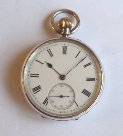 Goldsmiths & Silvesmiths Co silver pocket watch