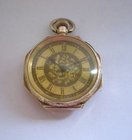 Victorian 14ct gold fob watch