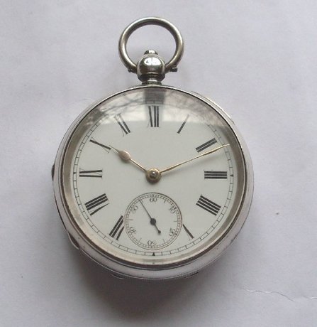 W D Baker. Horsham silver pocket watch.