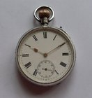 Winsor Bishop. Norwich. Swiss made silver pocket watch.