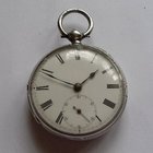 Thos Giffin. London. Silver fusee pocket watch