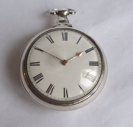 Rack lever silver pocket watch. Arthur Briars. Chester.
