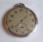Longines men's silver dress watch