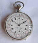 H White. Manchester. Chronograph pocket watch by Minerva.