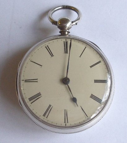 Silver verge pocket watch. Arthur Keating. Strand.