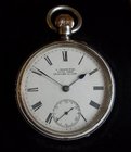 Victorian silver pocket watch by Arthur Griffiths. Cradley Heath.