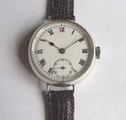 WW1 Men's silver wristwatch