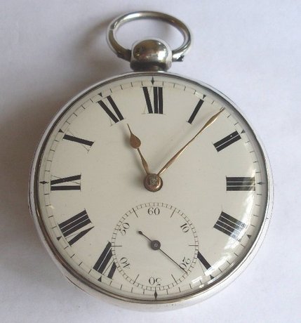 Edward Sheppard. Bristol. Silver early lever pocket watch
