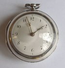 Henry Walpole. London. Silver pair cased verge pocket watch