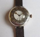 Martin & Co. Cheltenham. WW1 half hunter silver wristwatch