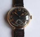 Men's vintage gold wristwatch