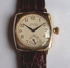 Rolex Oyster men's gold wristwatch