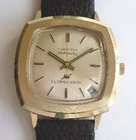 Longines Ultra Chron Men's 14ct gold wristwatch.