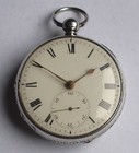 G Blanford. Somers Town. Early Victorian silver pocket watch