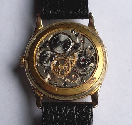 Rolex men's gold wristwatch