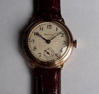 Mappin men's Art Deco gold wristwatch.