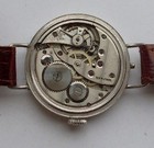 WW1 hunting cased men's silver wristwatch