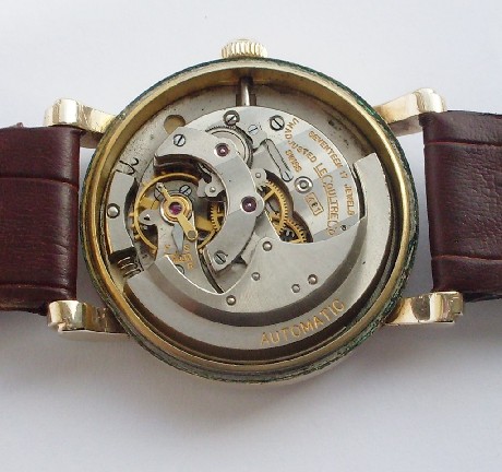 LeCoultre men's power reserve indicator wristwatch.