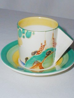 Clarice Cliff Cup & Saucer