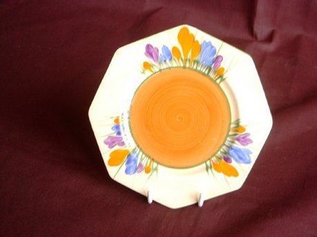 A Clarice Cliff sandwich plate