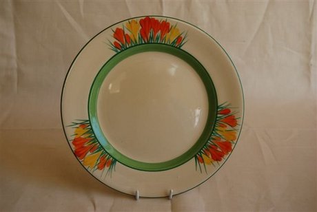 Clarice Cliff Crocus Dinner Plate