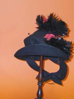 Feather Trim Hat