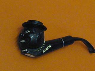 Black Memorabilia Smoking Pipe