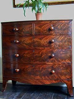 Bow-Front Chest of Drawers