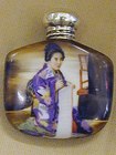 Hand Painted Perfume Bottle