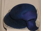 Blue Felt Hat