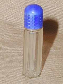 Octagonal Glass Perfume Bottle