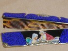 Silver Enamelled Comb