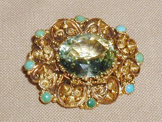 Cannetille Brooch
