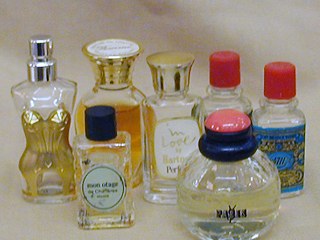 Seven Perfume Bottles -80s