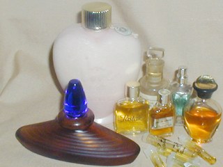 Perfume Bottles & Talc -80s