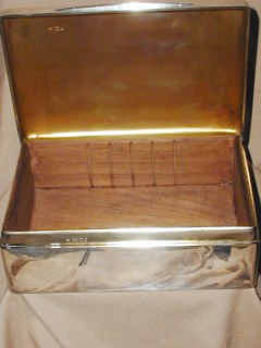 Silver Cigar Box