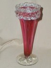 Cranberry Posy Vase