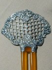 Silver Work Hair Comb