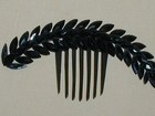 French Jet Hair Comb