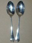 Shell Back Silver Spoons