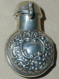 Silver Cologne Bottle Case