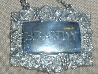 Victorian Brandy Label