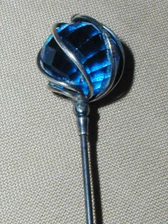 Silver Top Hat Pin