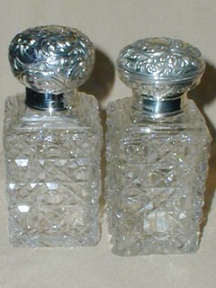 Cut Glass Perfume Bottles
