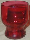 Cranberry Glass Tumbler