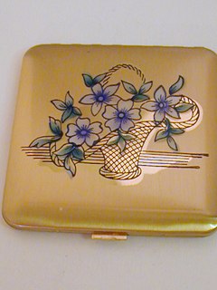 Gold Tone Compact